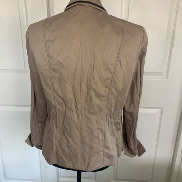 Vintage Blazer Women's Size 12 Tan Gerry Weber - Picture 5 of 10